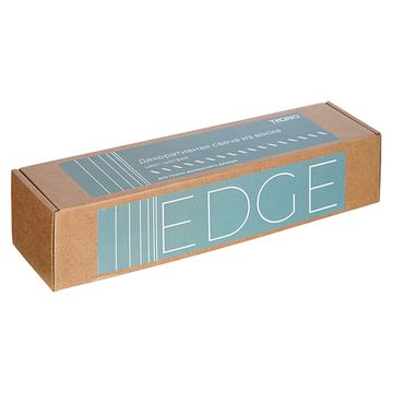 Свеча декоративная цвета шалфея из коллекции edge, 25,5см