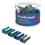 Точилка пластиковая разноцветный принт "EasySharp, Ice Metallic" (ErichKrause)