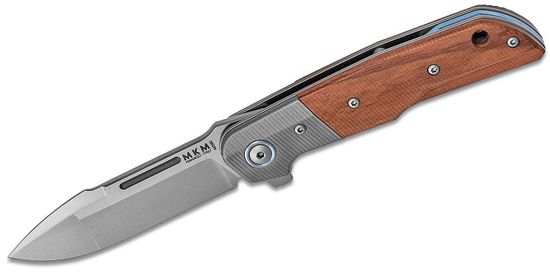 Складной нож MKM "CLAP" MKM/LS01 ST c клинком из стали Böhler M390 Microclean®, рукоять дерево (Santos) / титан