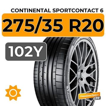 Continental SportContact 6 275/35 R20 102Y