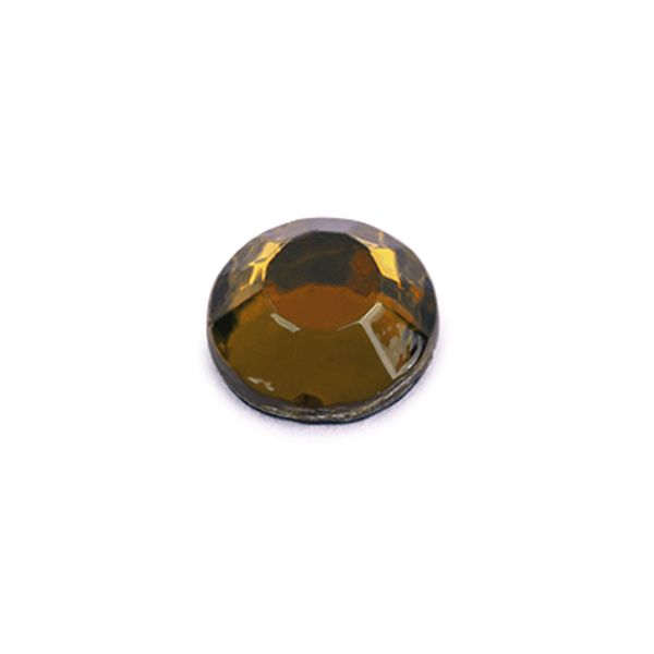 Стразы клеевые акрил 1.9-2.1 мм, 144 шт, 009 табачный (smoked topaz), Zlatka RS/144