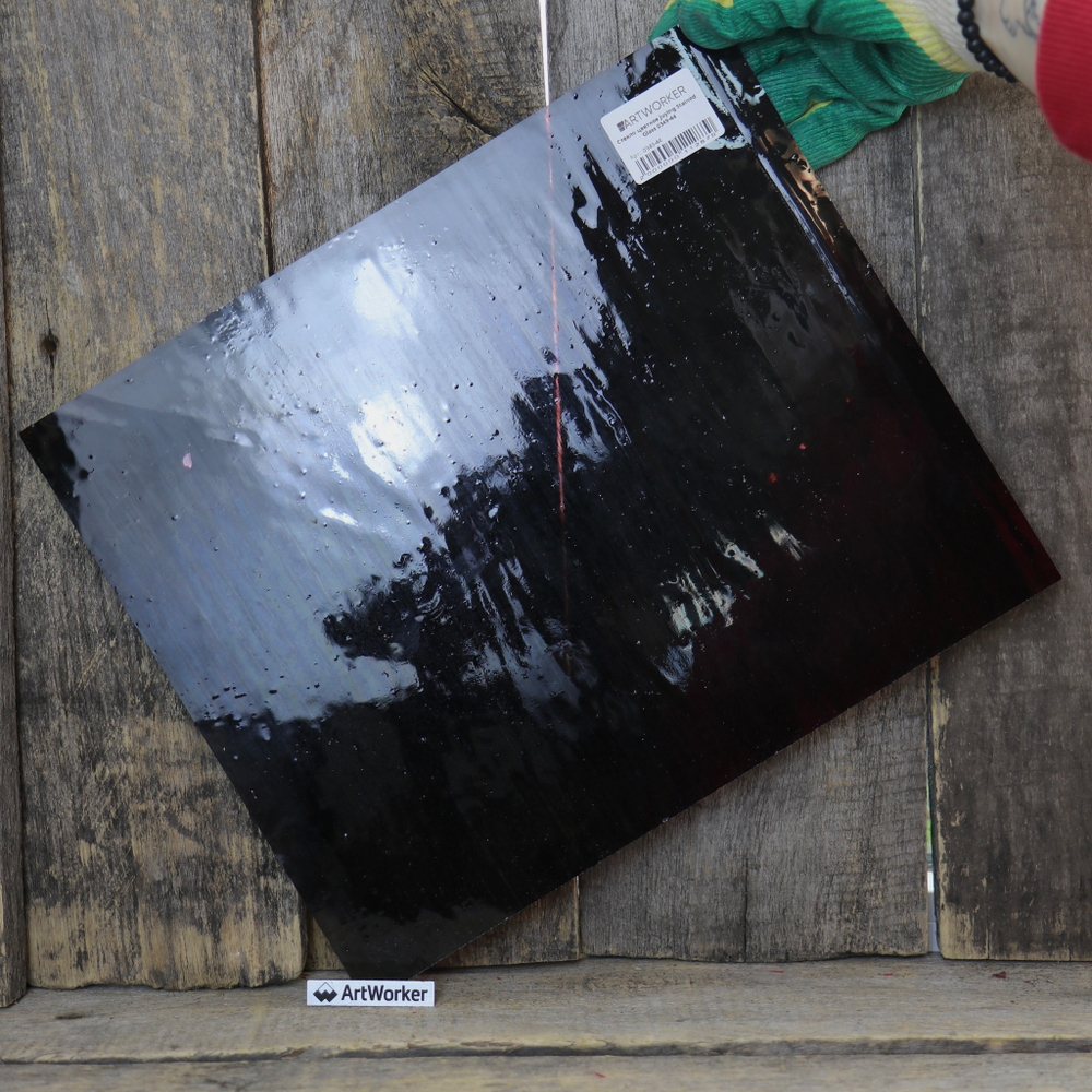 Темно-фиолетовое витражное стекло 26х30 см, купить ArtWorker