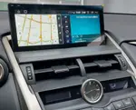 Магнитола для Lexus NX200, NX200t, NX300h 2014-2017 (джойстик-шайба) - RDL-LEX-NX-14-17-Low монитор 10.25" на Android 14, Быстрая, CarPlay, 4G SIM-слот