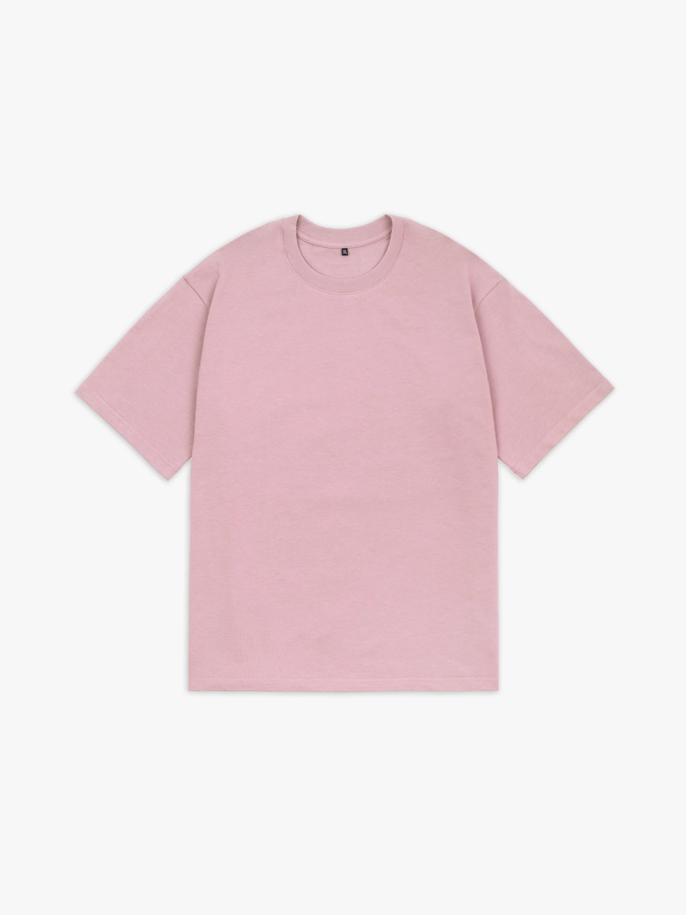Футболка оверсайз (розовато-серый) 230 г