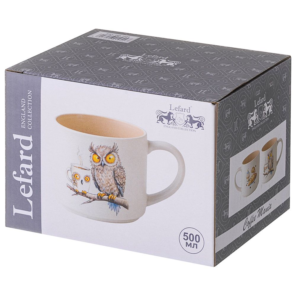 КРУЖКА LEFARD "CRAZY COFFEE" 500МЛ