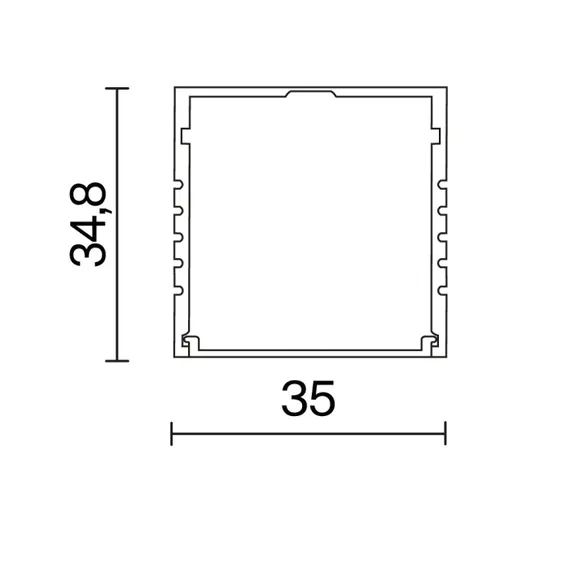 Профиль Накладной профиль 631008 Maytoni