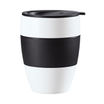 Термокружка aroma to go, 400 мл, черно-белая