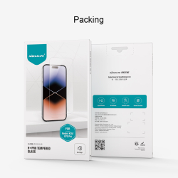 Защитное стекло с прозрачными рамками от Nillkin для Xiaomi Poco F6 Pro, серия H+Pro Anti-Explosion Glass Screen Protector