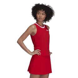 Женский топ теннисный Adidas Club Knot Tank W - vivid red/white