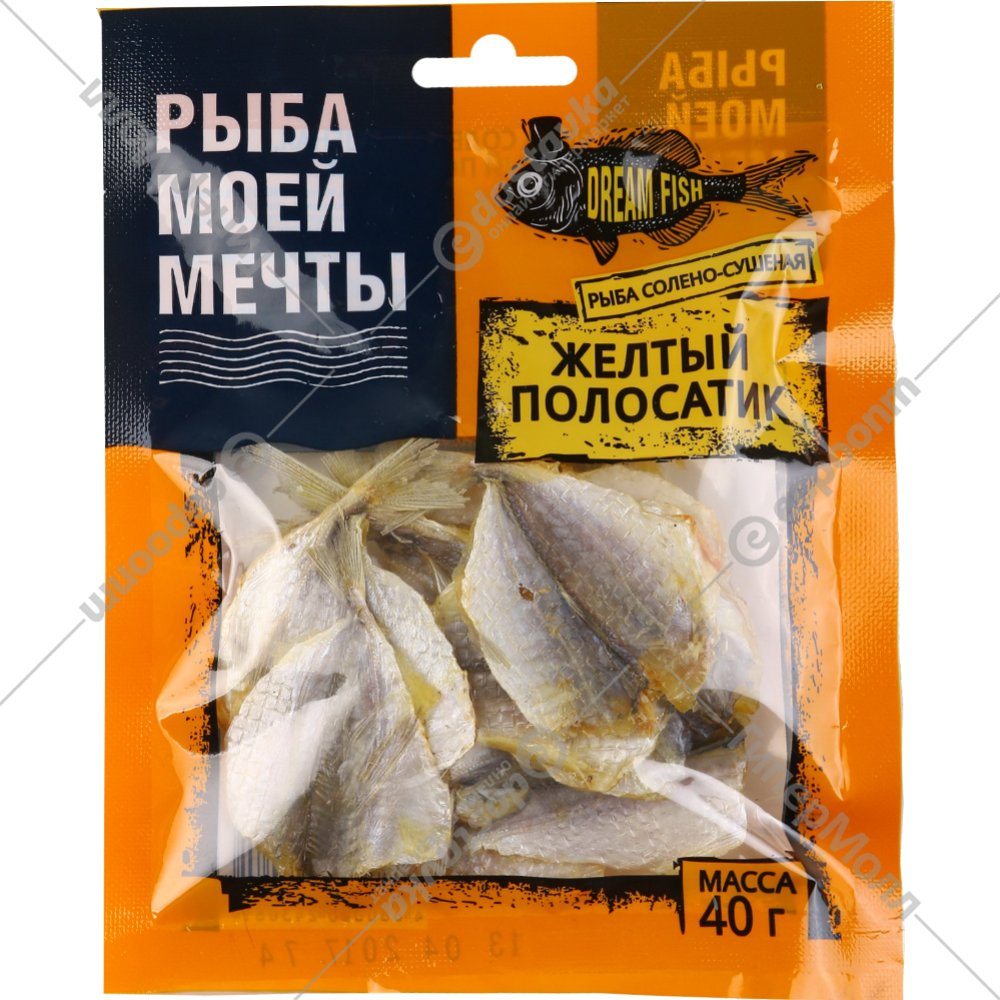Желтый полосатик суш-вялен "Рыба моей Мечты" 40г (20шт)