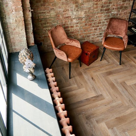Виниловый ламинат Vinilam - Parquet Herringbone Венецианский
