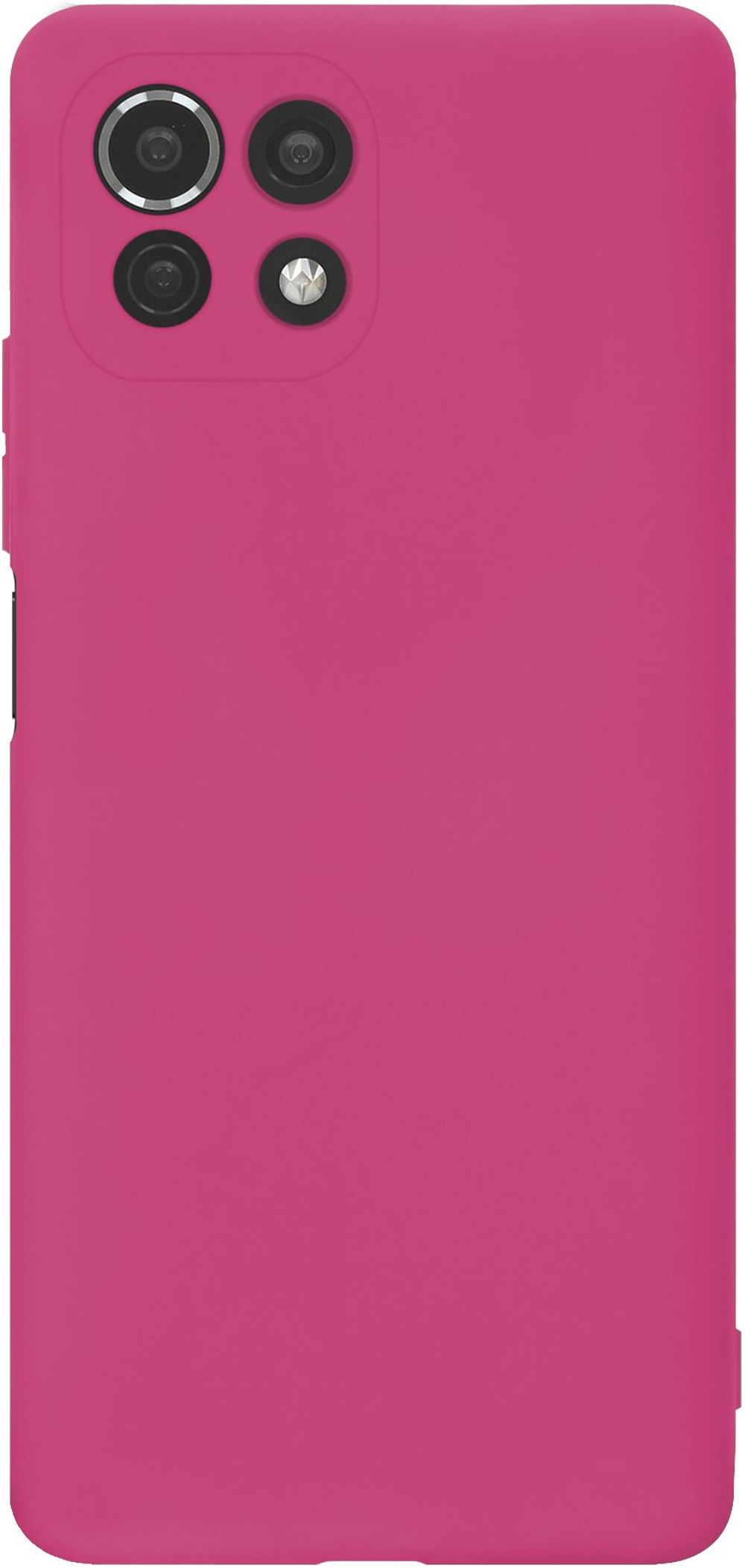 Мягкий Soft Touch чехол из силикона для XIAOMI MI 11 LITE 4G / 5G / NE с бархатной подкладкой