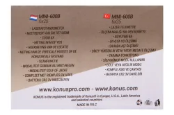 Дальномер Konus Mini-600B - упаковка с текстом на голландском
