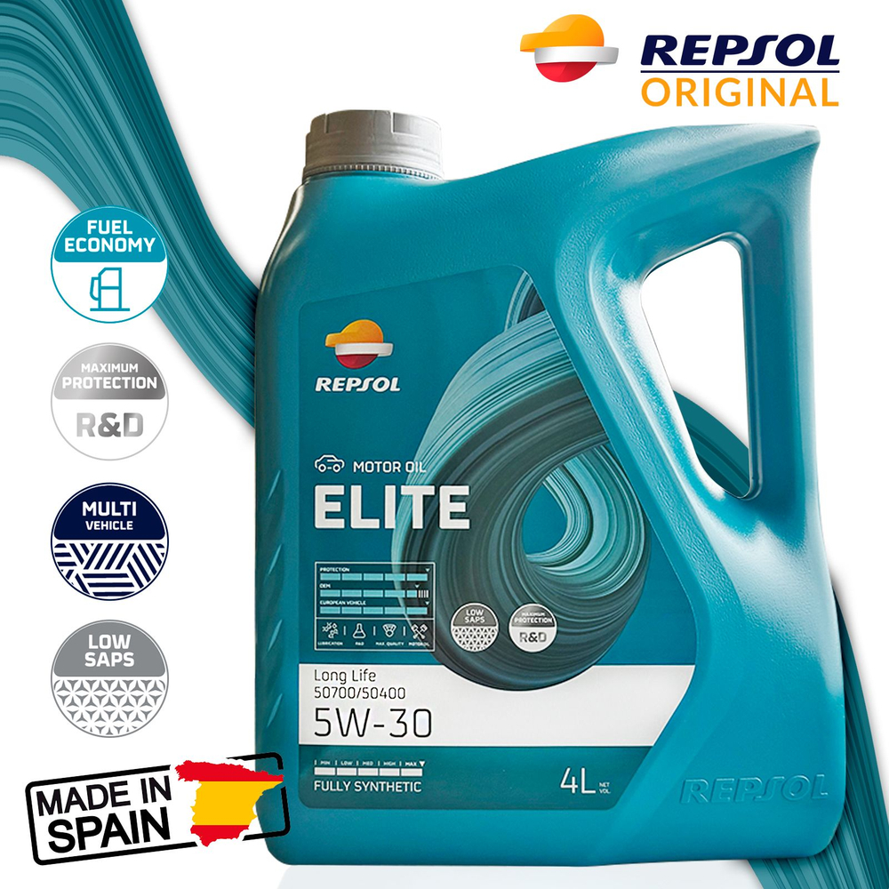 Масло моторное Repsol ELITE LONG LIFE 50700/50400 5W-30 синтетическое 4 л 6398/R