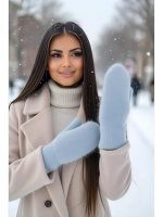 Варежки зимние теплые пушистые ангора