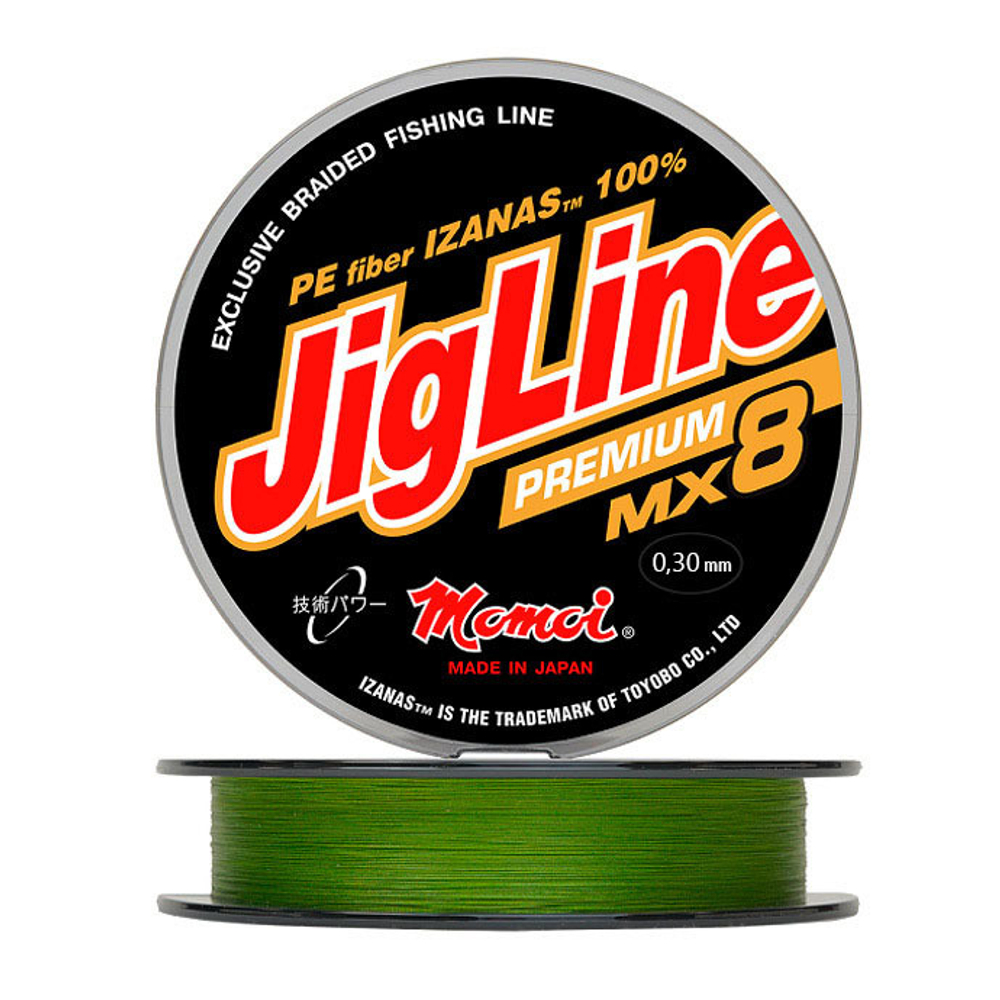 Шнур JigLine Premium 0,30 мм., 26 кг, 100 м, хаки