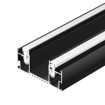 Профиль STRETCH-32-CEIL-CENTER-2000 BLACK (Arlight, Алюминий)