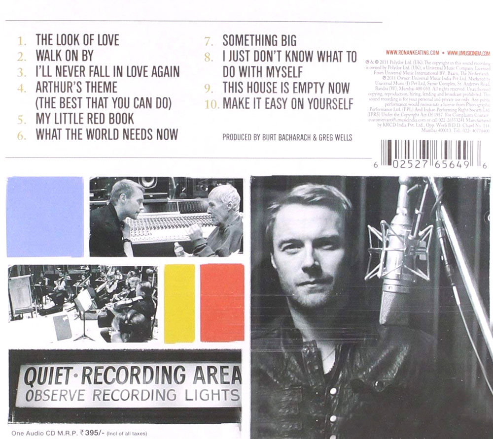 Ronan Keating & Burt Bacharach / When Ronan Met Burt (CD)
