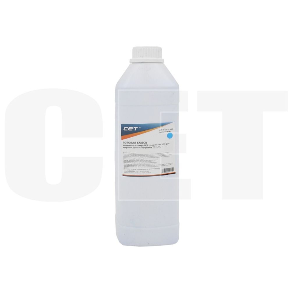 Тонер NF6C + носитель NF6D TN-321C для KONICA MINOLTA bizhub C224/284/364 (CET) Cyan, 514г/бут, CET121495