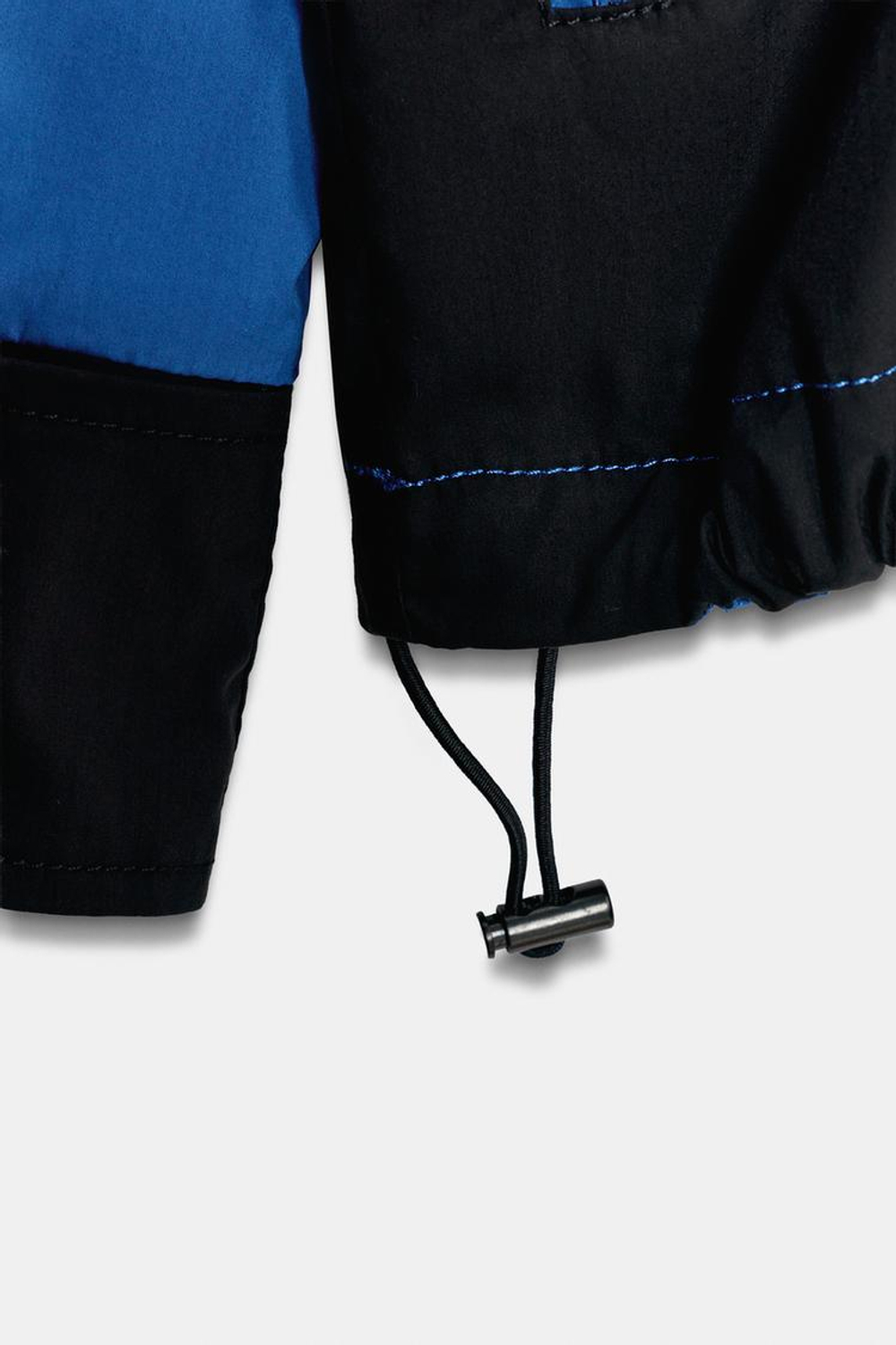 ZARA КОМБИНИРОВАННАЯ ТЕХНИЧЕСКАЯ КУРТКА — ZW COLLECTION, СИНИЙ