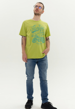 Футболка Bowery NYC "Florida Riders" Vintage Green Glow