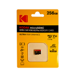 Карта памяти Kodak Ultra Performance 256GB microSDXC UHS-I U3 V30 A2, R/W 100/85 МБ/с
