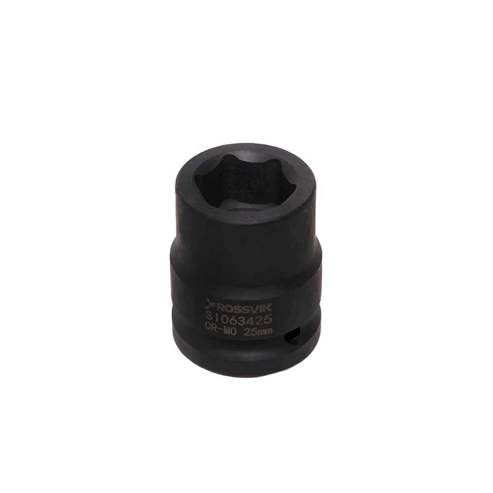SI063425 Головка торцевая ударная 6-гранная ROSSVIK 3/4", 25мм