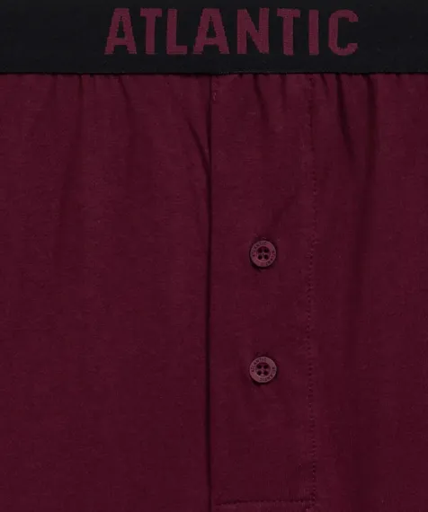 Трусы (2 шт) мужские семейные Atlantic 2MBX-025, каберне + темно-синий