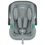 Автолюлька Indigo Minky I-Size группа 0+ (0-13кг) светло-серый