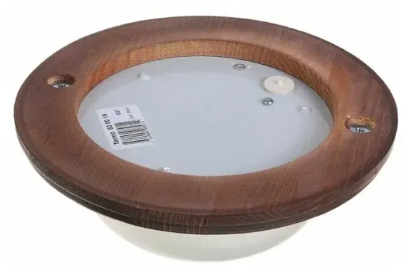 Светильник банный ITALMAC Termo 60 00 16 круглый малый венге IP54 до +130гр 32702