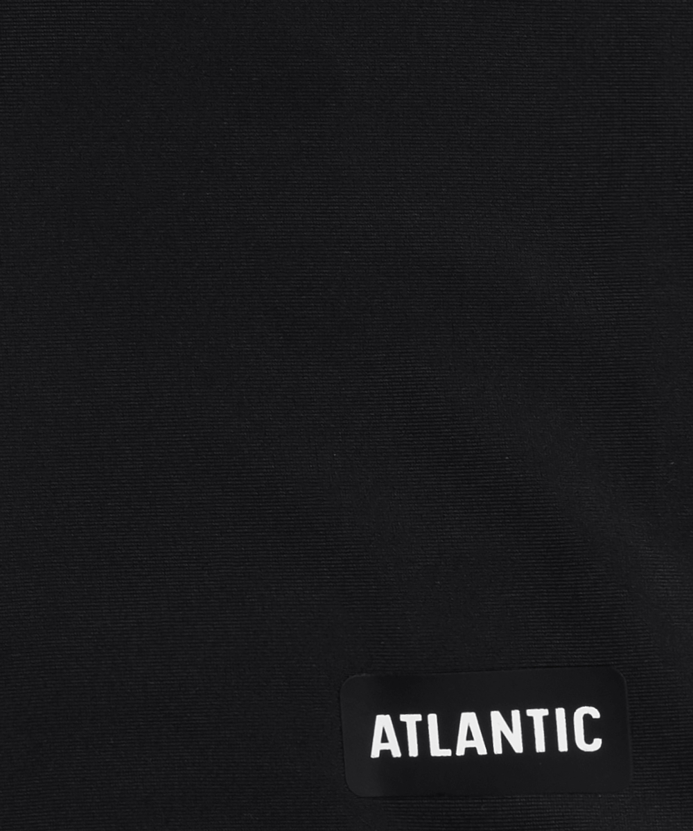 Купальные шорты мужские Atlantic, 1 шт. в уп., полиамид, черные, KMS-315