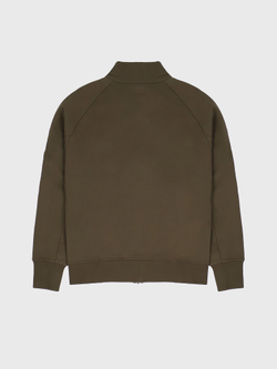 Свитшот на молнии C.P. Company Diagonal Raised Full Zip Ivy Green