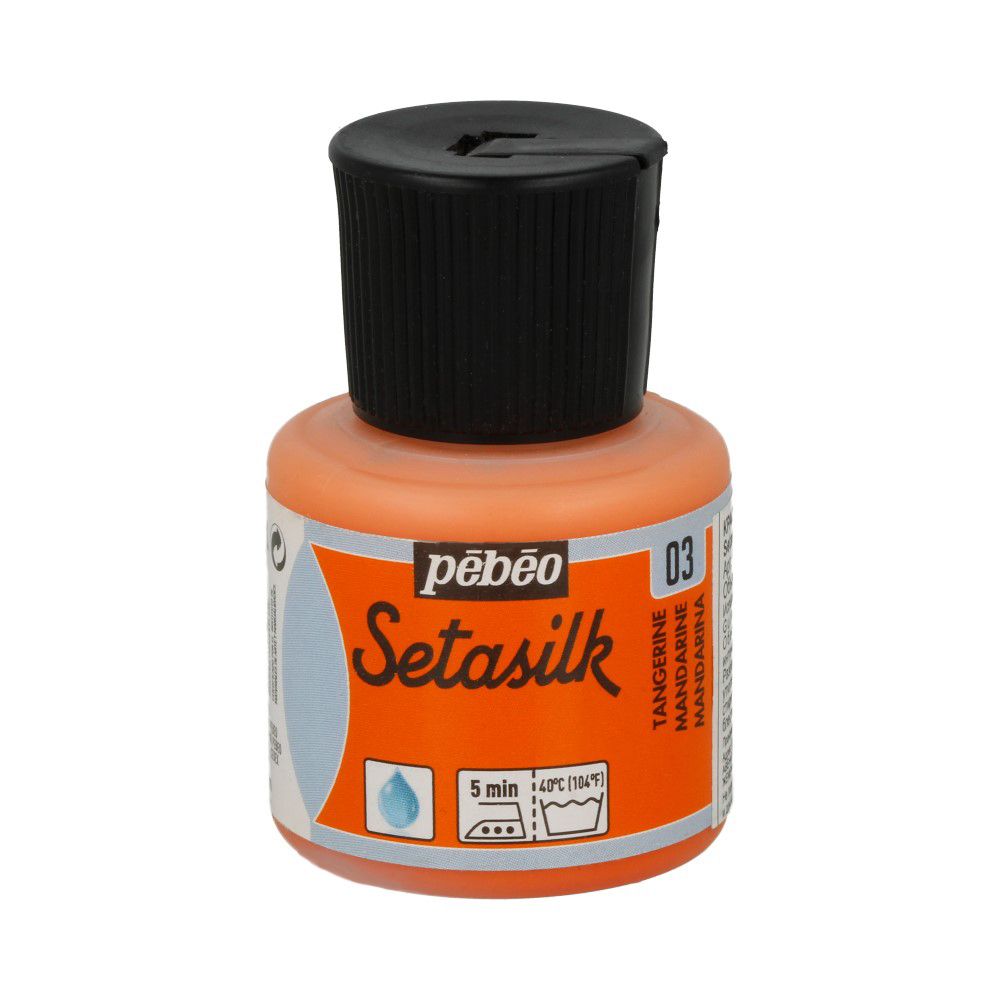 Краска по шелку Setasilk 45 мл, 181-003 мандарин, Pebeo Краска по шелку Setasilk 45 мл, 181-003 мандарин, Pebeo