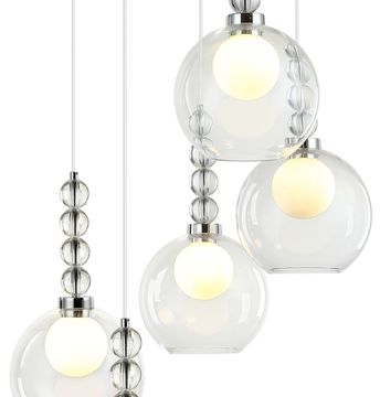 Люстра подвесная 5*G9 2166/09/05P хром Designo Stilfort