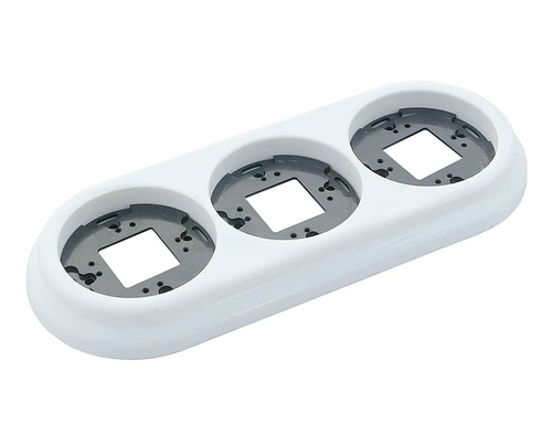 Рамка керамическая 3х-местн. Retrika R1С-03001 / 3-х постовая / Черный