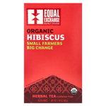 Equal Exchange, органический травяной чай с гибискусом, без кофеина, 20 чайных пакетиков, 40 г (1,41 унции)