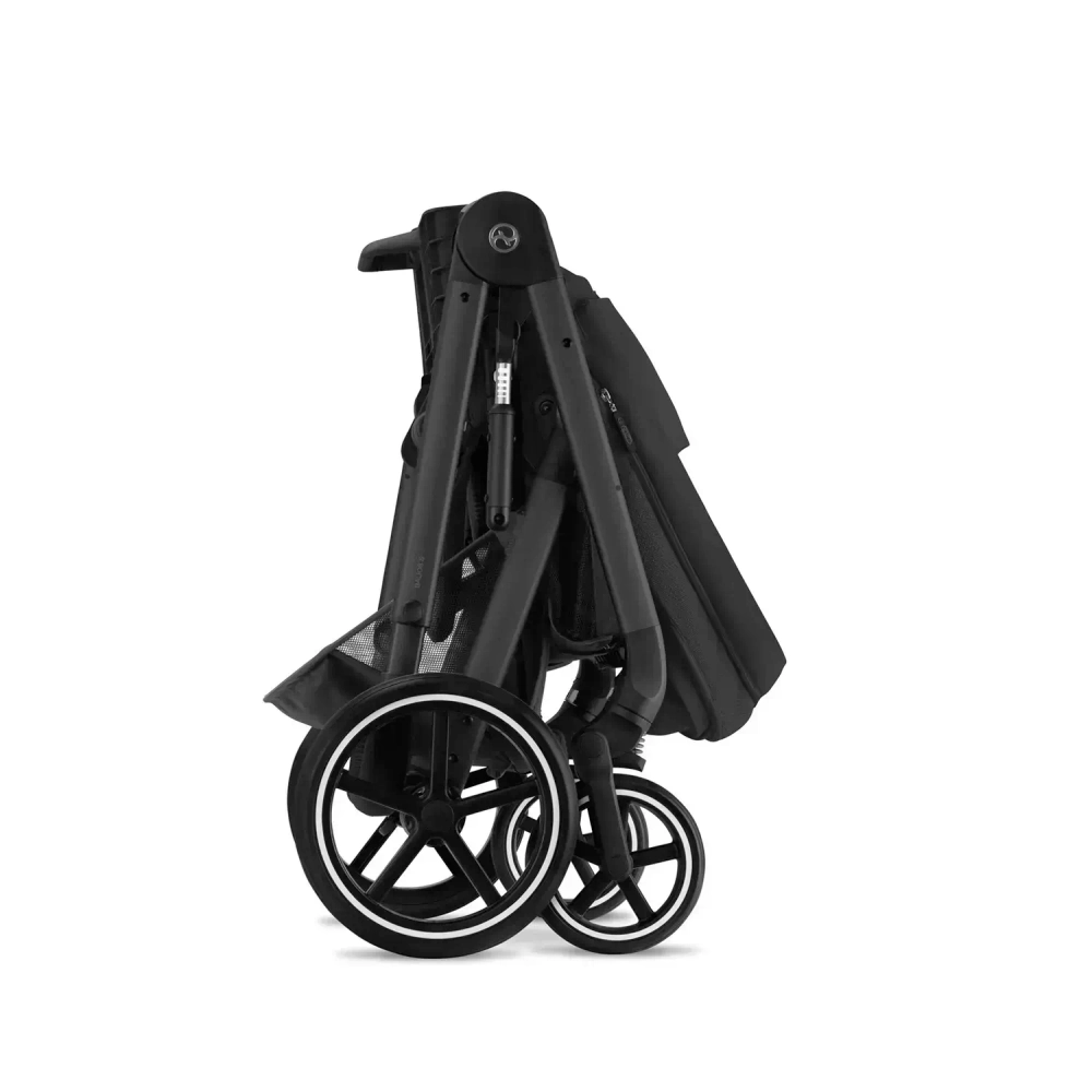Коляска 2 в 1 Cybex Balios S Lux BLK 2025 (с дождевиками), Moon Black