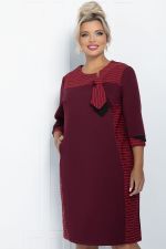 Платье Важная встреча (бордовое) П11423 LT Collection