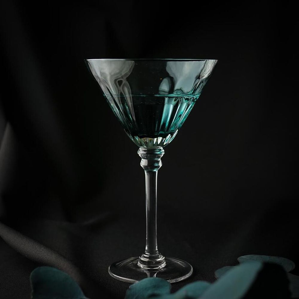 Рюмка коктейльная 350 мл Мартини голубая "Azure" d 12,5 см h19,5 см P.L. - BarWare [4]