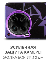 Дизайнерский чехол из пластика для TECNO CAMON 30 4G (не 5G / PRO!) с усиленной защитой камеры и глянцем