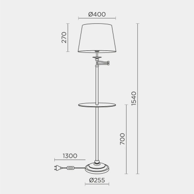 Напольный светильник MODEMODERN MD.8022.01FL