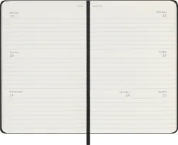 Еженедельник Moleskine Classic Weekly Pocket (DHB12WH2)