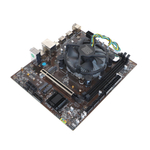 Материнская плата с процессором BaseTech H610M, Socket1700, i5-12400, mATX, Retail, Socket1700, Intel UHD Graphics 730, 2xDDR4, PCIe3.0, 2xM.2, GLAN, M.2 WiFi, 4xUSB2, 6xUSB3, 2xHDMI, DP, кулер CPU (BT-H610M-12400)
