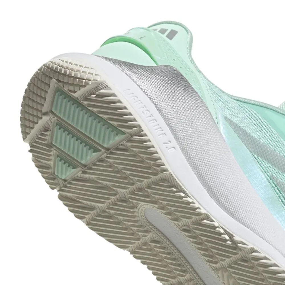 Женские кроссовки для padel Adidas Crazyquick LS Padel W - clear mint/silver metallic/white
