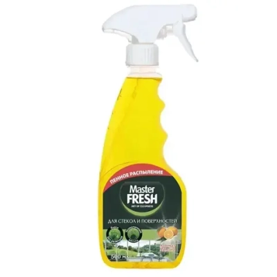 Средство для стекол и поверхностей c Ароматом лимона, 500 мл Master FRESH