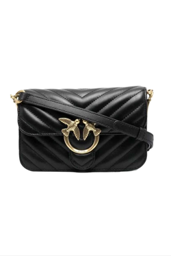 CLASSIC LOVE BAG BELL CHEVRON - black
