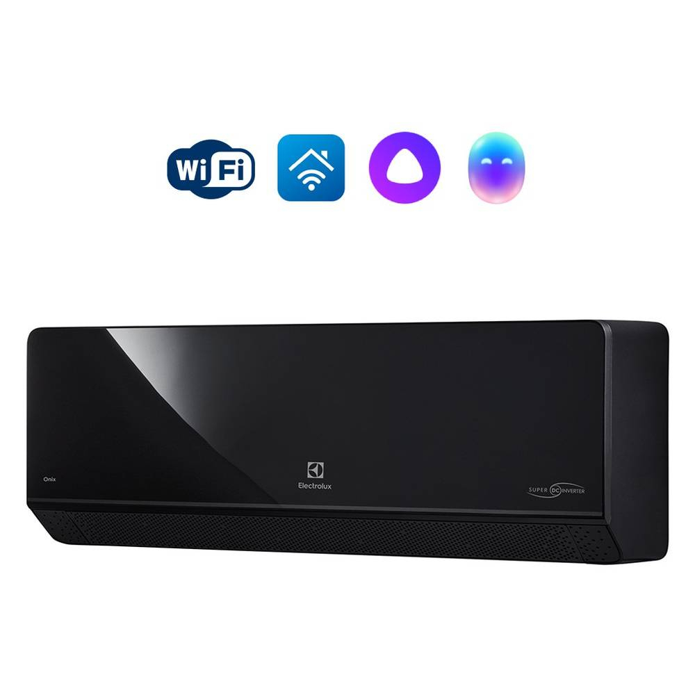 Сплит-система инверторного типа Electrolux Onix Super DC EACS/I-12HIX-BLACK/N8 комплект НС-1598862