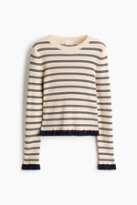 Облегающий топ в резинку с оборками - H&M