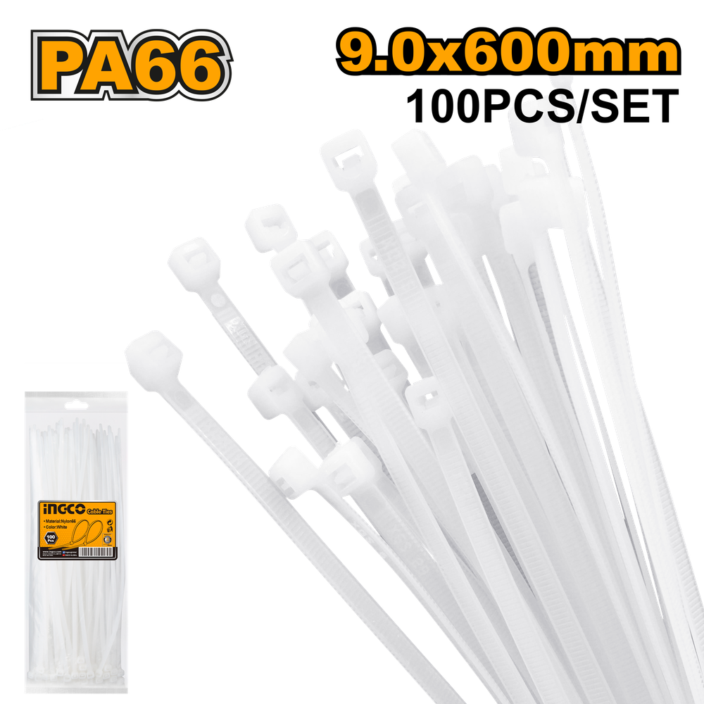 Кабельные стяжки INGCO HCT6001 600 мм 100 шт.