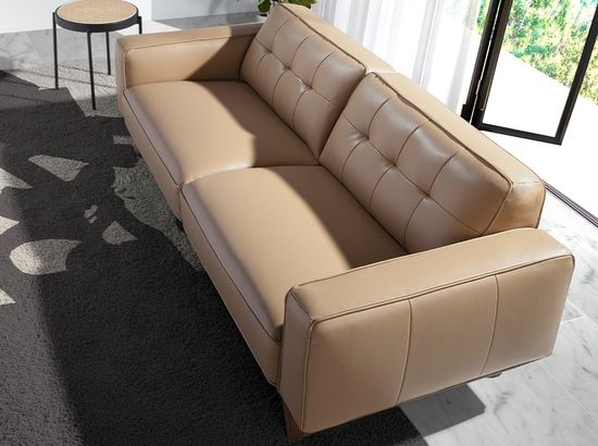 Диван 3-х местный 6120/5606-3P-M5668 Angel Cerda с обивкой из стеганой кожи
